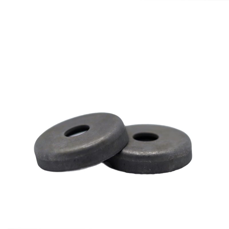 KOMORAX 4 (Four) 1.5" Steel Weld On Cups Feet Metal Wrought Iron Patio Chair Leg Caps - Image 4